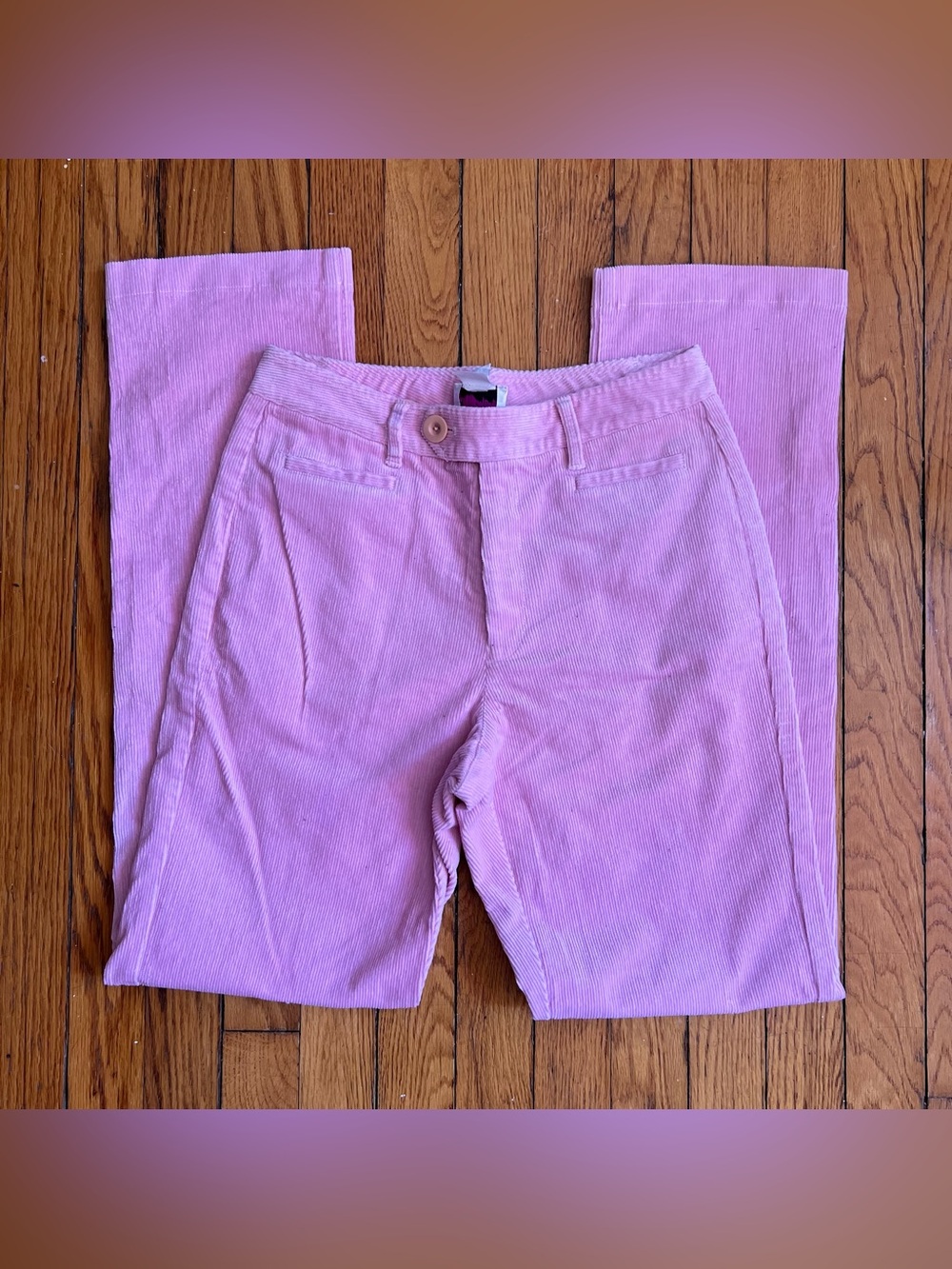 vintage 80’s leggiadro bubblegum pink corduroy pants